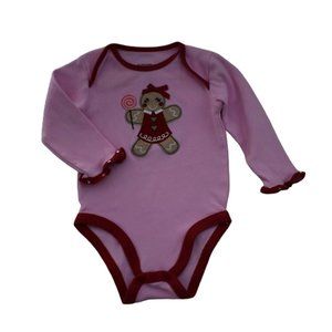 Emma & Jack Gingerbread Bodysuit 9 Months